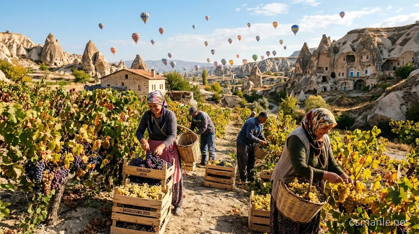 Kapadokya (Ürgüp) ve Bozcaada Bağbozumu Festivalleri